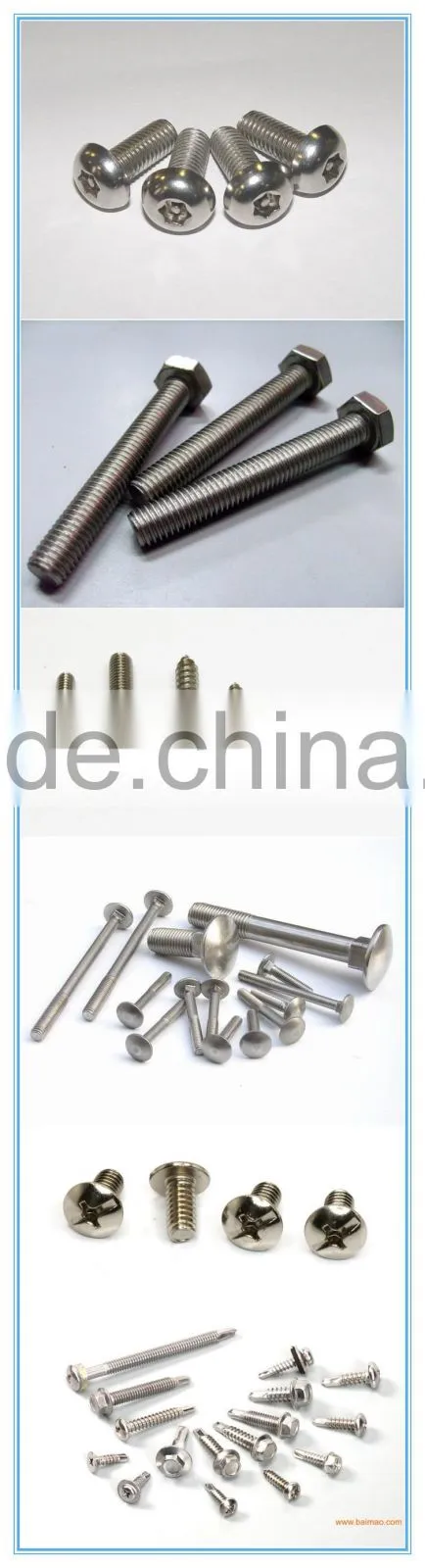 china screw factory C20 Stainless Steel screw High Quality