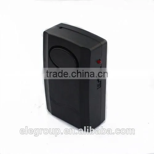 Vibration Activated Wireless Anti-Theft Security Alarm w/ Remote Controller (120dB Loud)