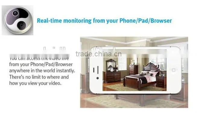 Real Time Video Talking Hidden Wifi doorbell camera
