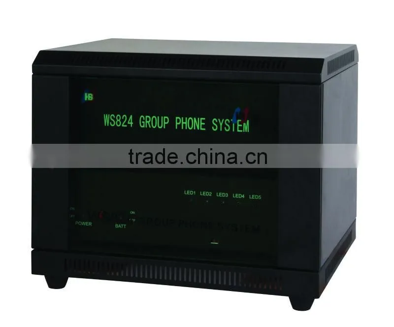 HB Digtial PABX System with 256 port extensions WS824(8D)-8U
