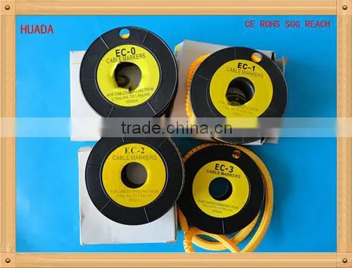 ec-3 yellow armoured cable marker steel strips