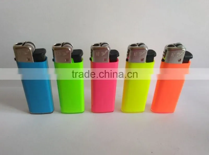 Plastic mini BIC CRICKET flint lighter FH-203 with butane gas neon color