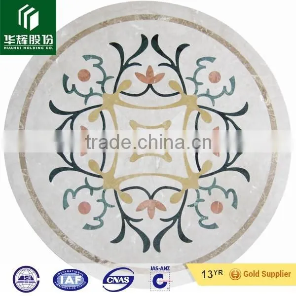 Water jet circle with special design carpet for living room flooring