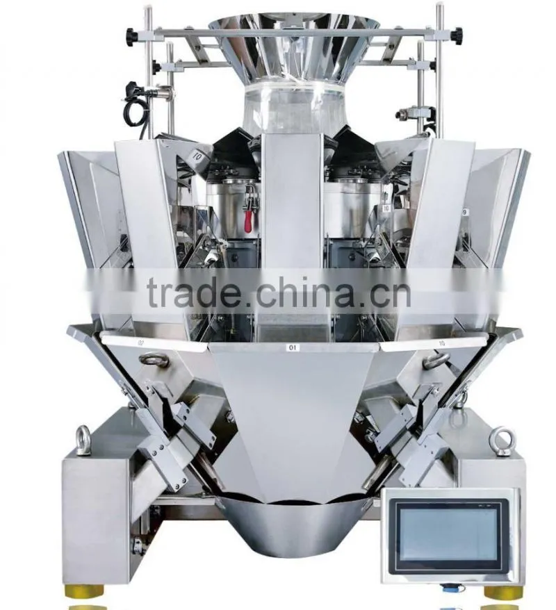 High Precision Multihead Weigher PLCFor Noodles14 head 2.5 Liter bucket Weigher