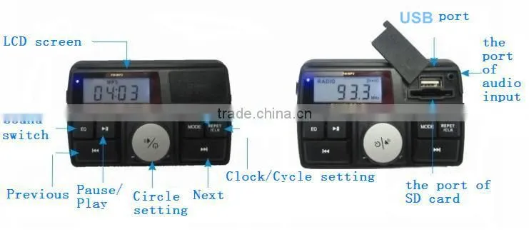 TY978 professional wholly-body waterproof motorcycle musical horn