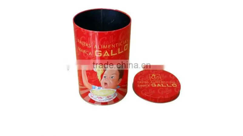 Cute cartoon lovely round tin can