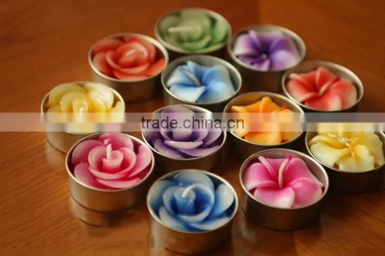 dried flower candles