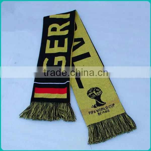 Custom Made Soccer Fans Scarf for Team