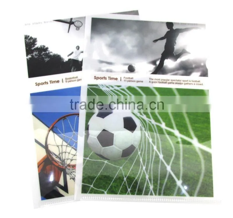 Hot Sale Office supply Eco-friendly Plastic PP A4 size file folder