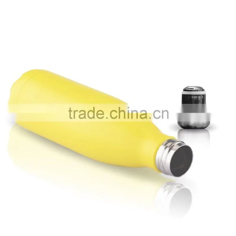 Double Walled Vacuum Insulated Stainless Steel Water Bottle for Hot or Cold Drinks BPA free