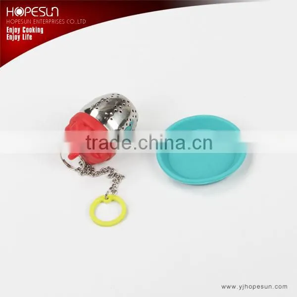 Heat resistant silicone tea infuser
