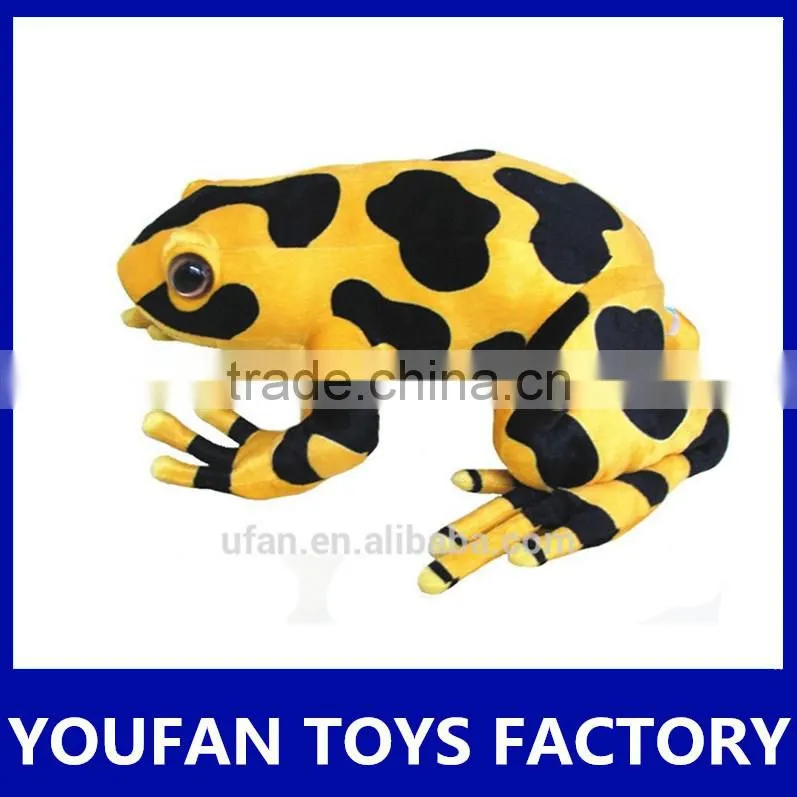 yiwu toys stuffed plush land animal frog