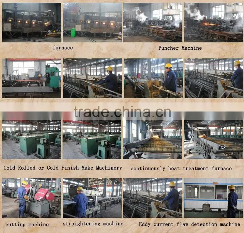 DIN2391 st52 Cold finish seamless steel pipes and tubes