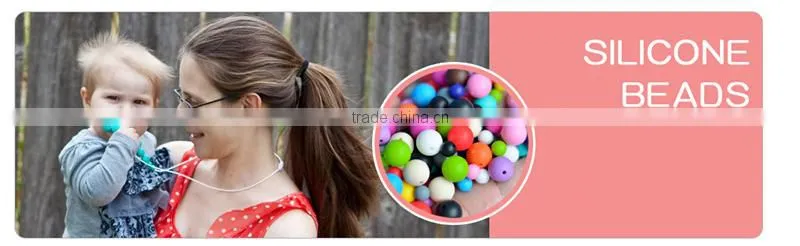 Loose silicone beads for jewelry making,beads for sale