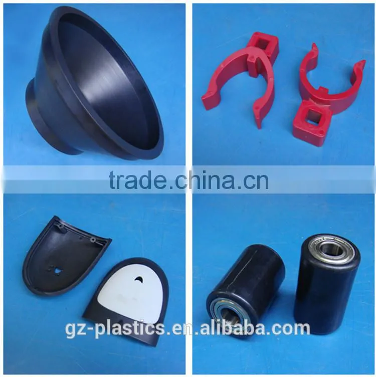 Chinese custom plastic machine spare parts uhmw-pe abs nylon injection molded plastic parts as your drawing