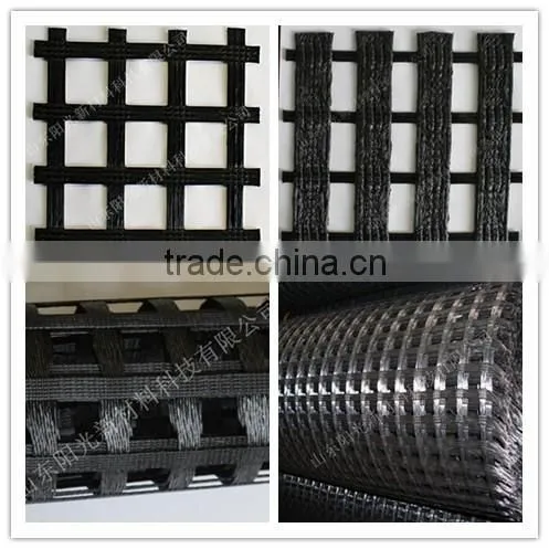 Sunshine Uniaxial polyester geogrid used for earth retaining wall