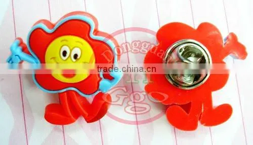 Soft PVC whole badges to put on jacket