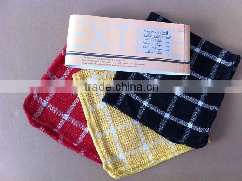 100% cotton hand towel kitchen towel