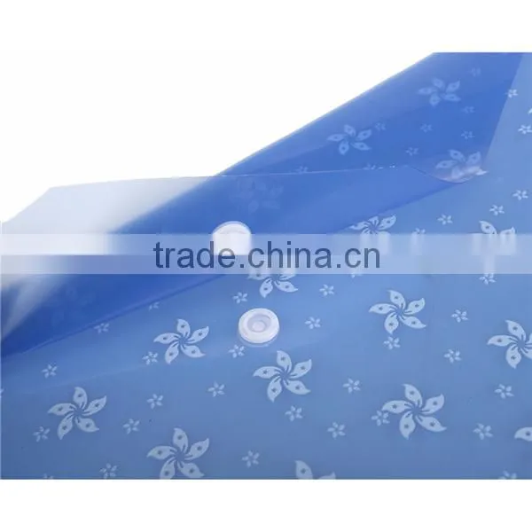 2015 China Supplier Wholesale Cheap Custom Plastic File Bag, File Pocket, Document Bag