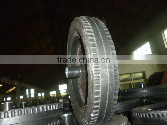 High Quality R pattern south america wheelbarrow solid tire 4.00-8 manufacturer