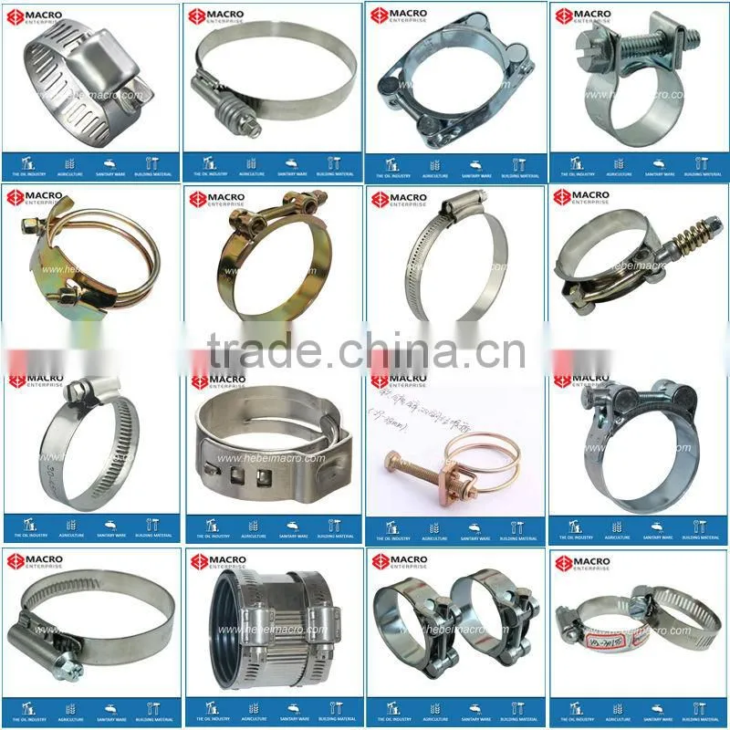 double bolts clamp with material malleable iron