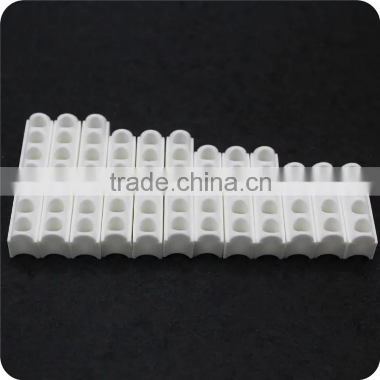 high temperature resistance insulating C220 steatite ceramic 1-8holes