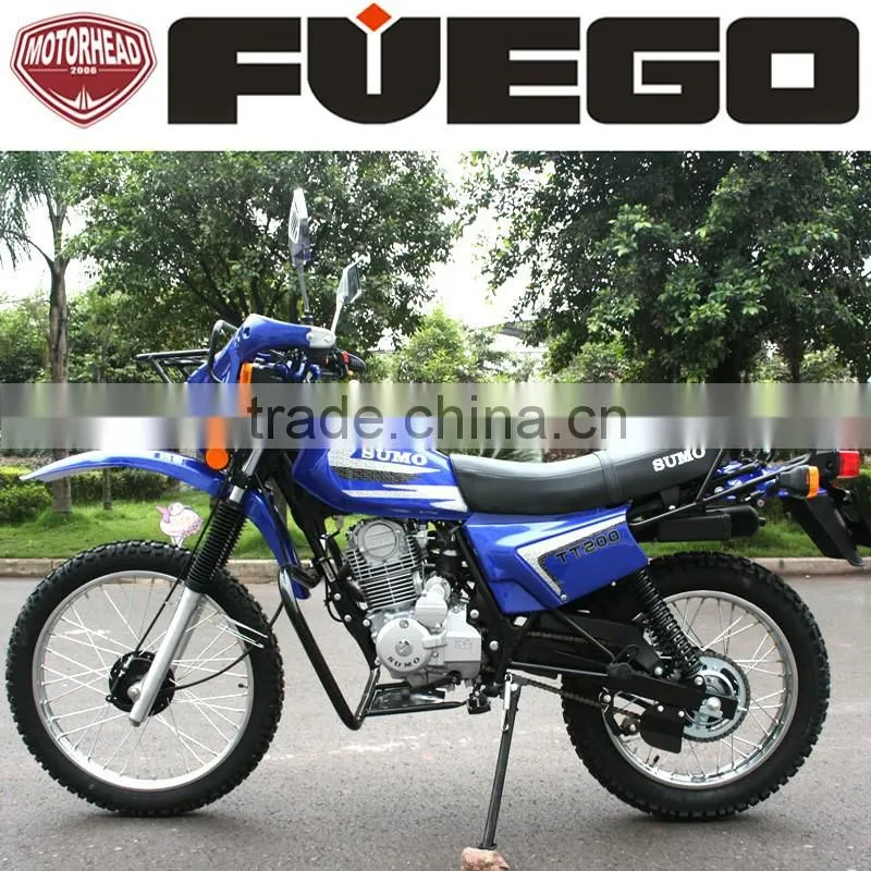Enduro Motorbikes 200CC International 5 Gears Cargo Racks Review Mirrors Bumper Motorcycle