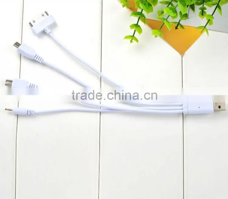 Lower price 4 in 1 USB cable charging, Hot sale Data cable with High quality