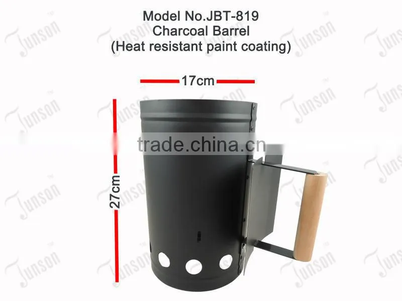 Heat Resistant Paint Coating BBQ Charcoal Starter/Charcoal Fire Starter/Barbecue Coal Barrel