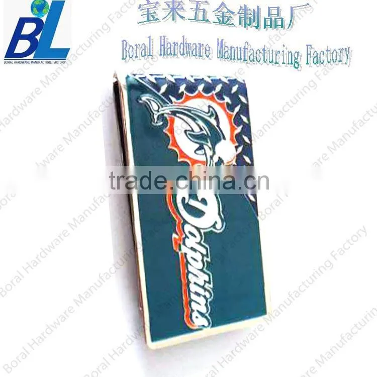 Welcomed printed metal money holder