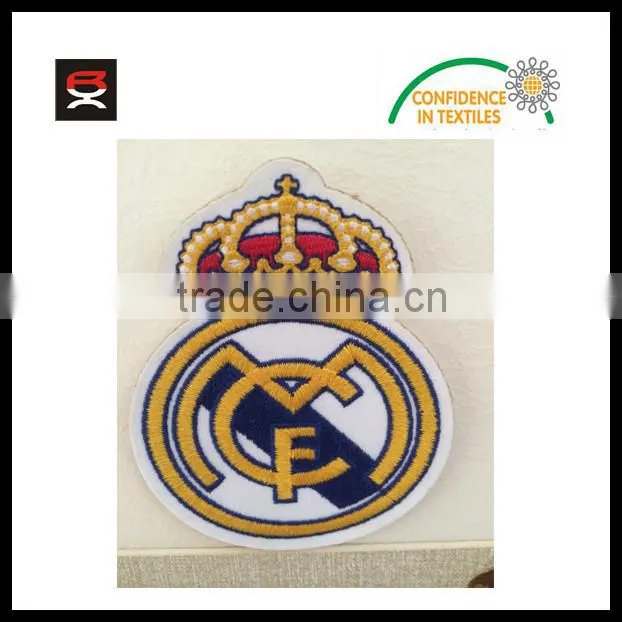 Embroidered woven patch for world cup jersey