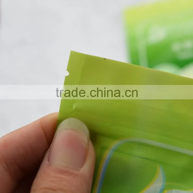 shenzhen china manufacturer OPP+CPP lamination cosmetic packing bag , custom design zipper bag
