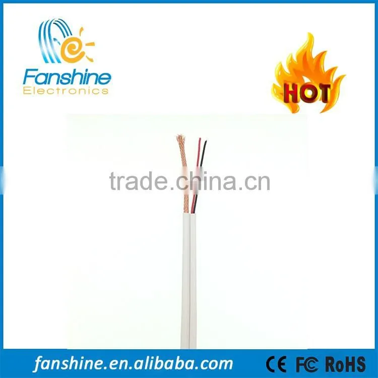 Fanshine Copper 0.6mm RG59 +2C CCTV Camera Cable