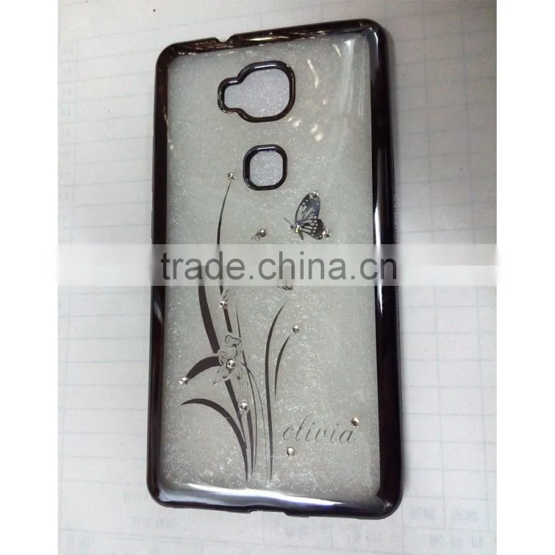 CLEAR Hard Back Silicone TPU Bumper Case Cover For Sony