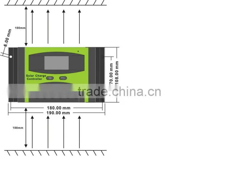 Promotion LDSOLAR LD2460S 48V 60A Solar charge Controller with LCD display for solar system