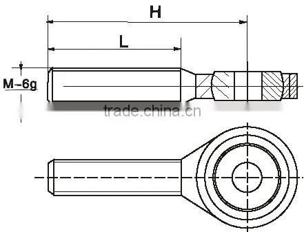 stainless steel eye rod end bearing for loadCell sensor