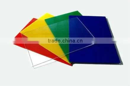 PS sheets with film on double sides Use for Advertising Box
