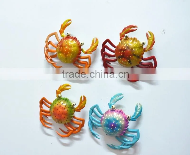 4 inch Plastic Crab City Name Personalized Fridge Magnet
