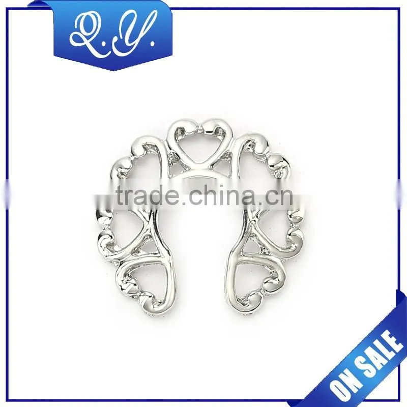 Heart shaped vibrating nipple rings