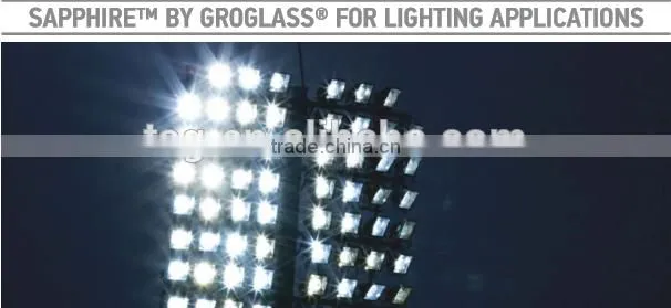 Sapphire glass for Lighting shade glass/Lamp shade glass AR
