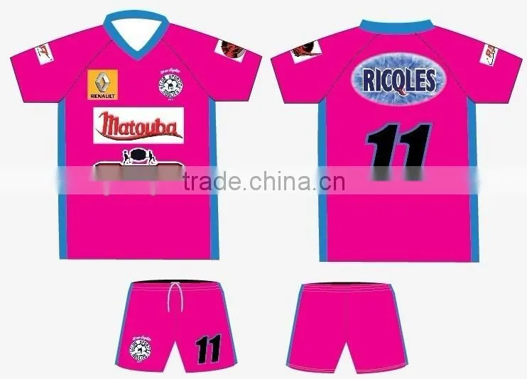 Wholesale custom kids soccer jersey