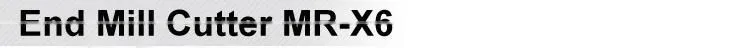 End Mill Cutter Machine MR-X6