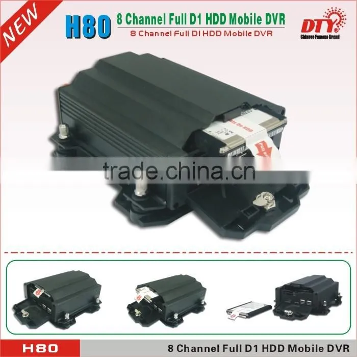 4ch 12 volt internal hdd mini hd dvr with sd card slot