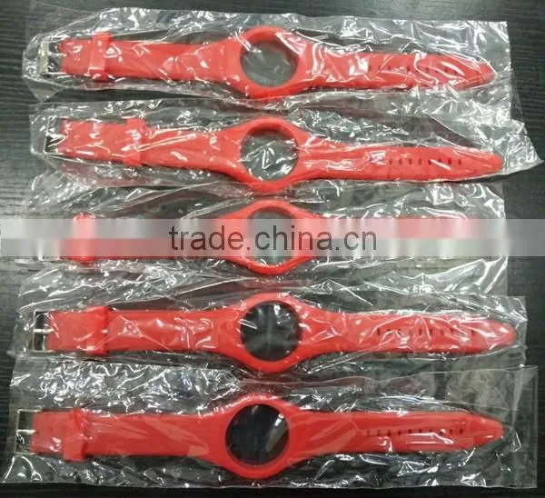 Silicone custom printed watch strap