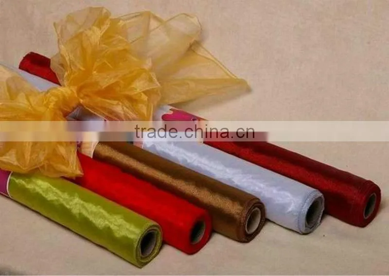 Multicolour Organza Rolls for Wedding/Flower Wrapping/Festival