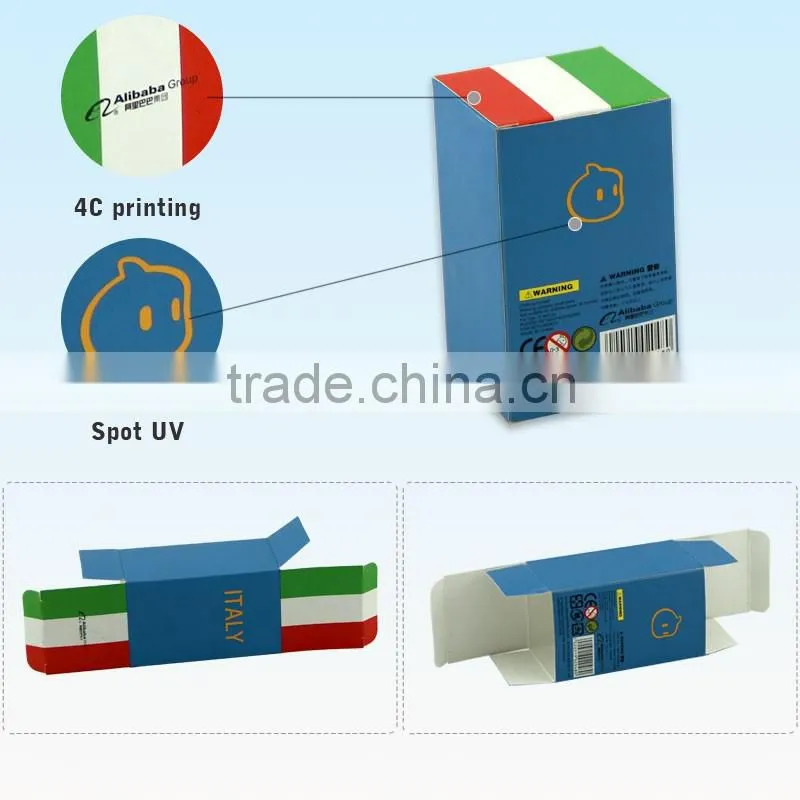Creative recycled customized paper box packaging/wholesale cosmetic box from China
