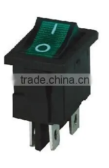 CNGAD 6A Electrical Rocker Switch (mini rocker switch,250V boat switch)(KCD1-104/N)