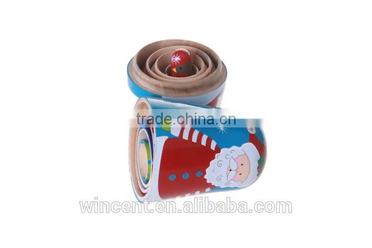 Wooden Christmas Gift Russian Nesting Doll