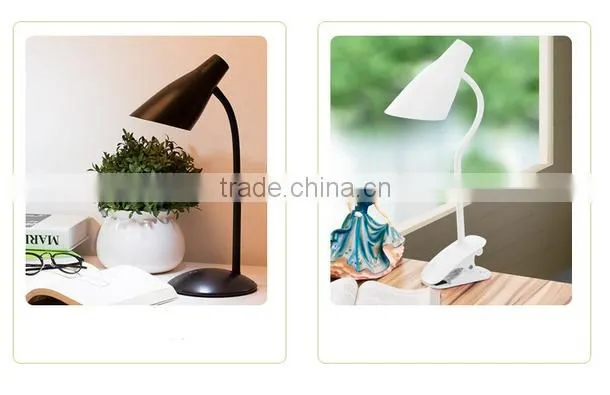 LED work study lamp chargeable minimalist bedroom lamp the long arm of metal table lamp