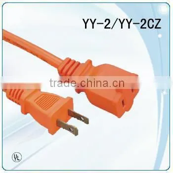 American extension cord/UL standard plug